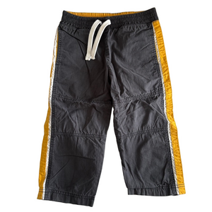 Vintage Kids 2001 Y2K Circo Stripe Drawstring Wide Leg Track Pants Size 3T